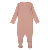 MEMA KNITS. NEON STITCH FOOTIE